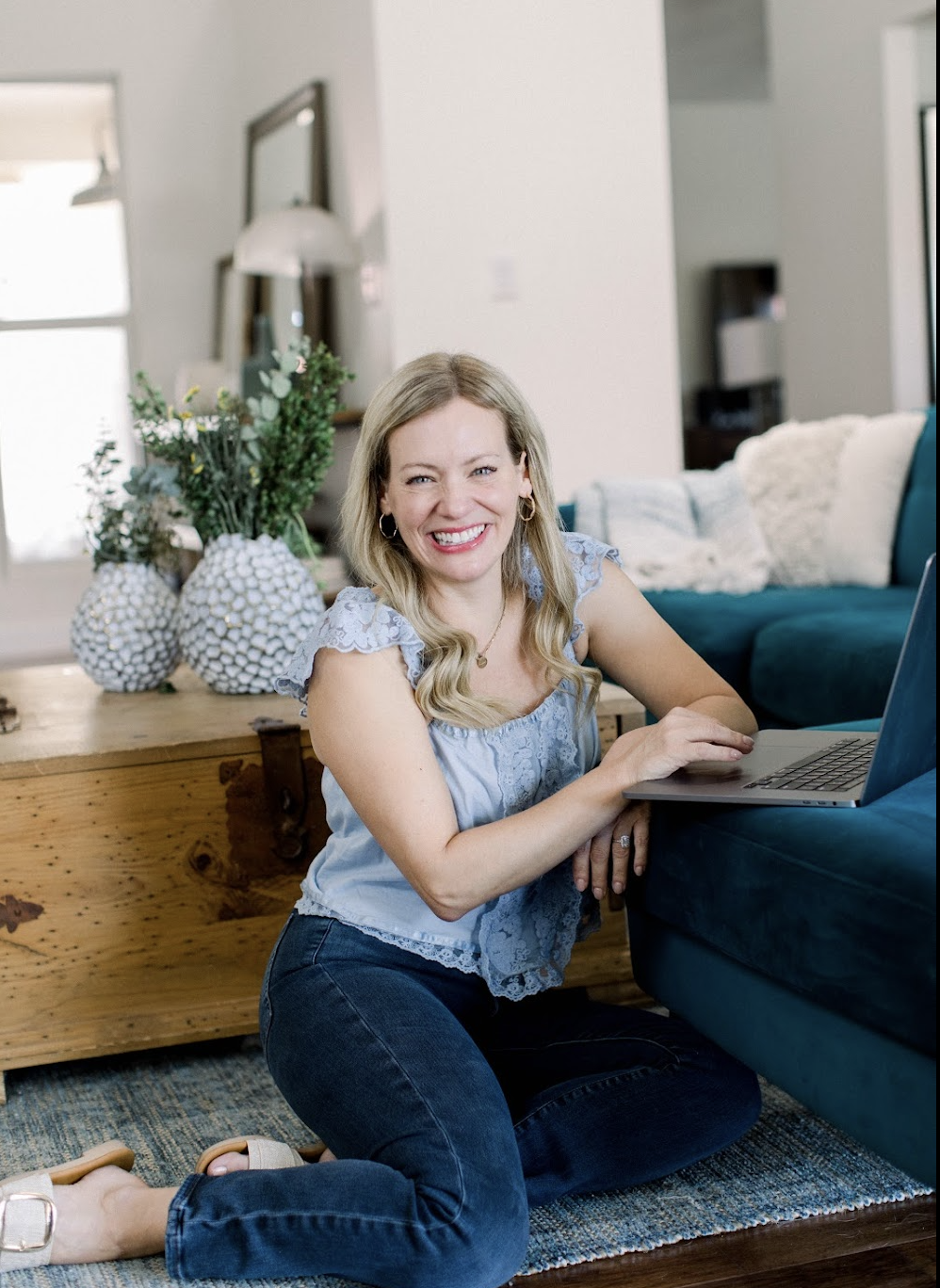 Carey Ballard at her home office
